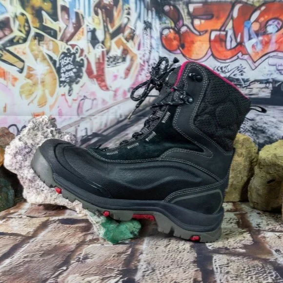 Columbia Black Waterproof Boots  sz 7 Womens - Picture 5 of 15